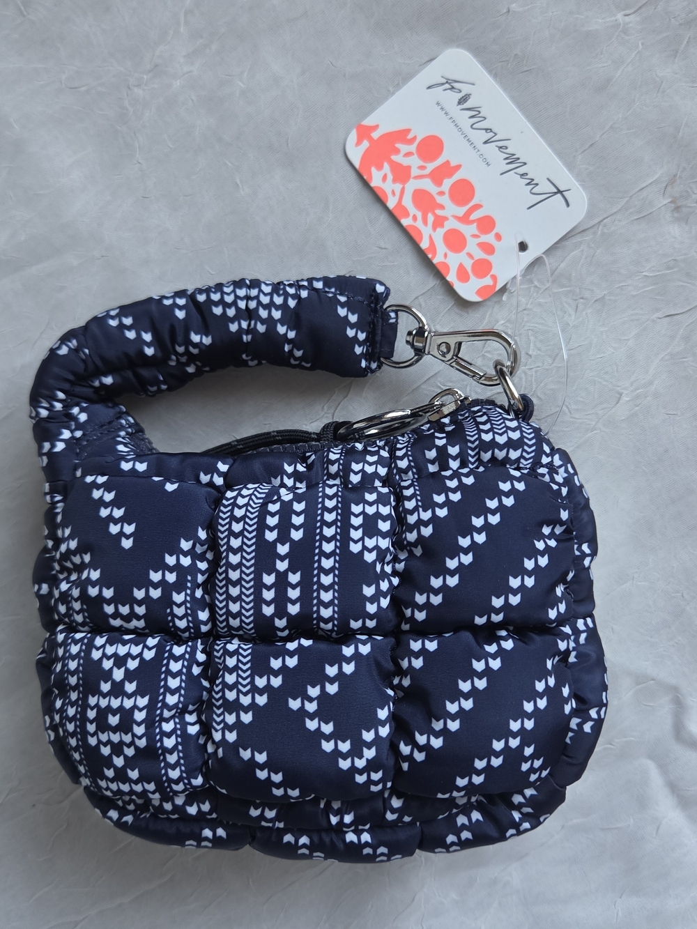 Free People FP Movement Quilted Printed Micro Pouch Sold Out Style